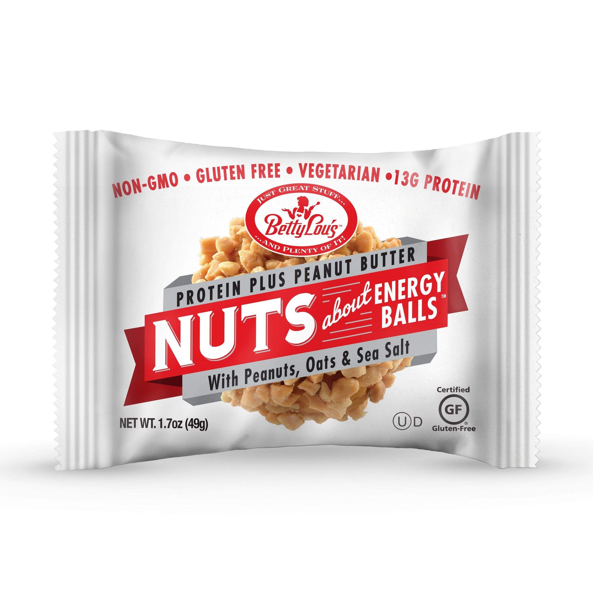 Betty Lou's Nut Butter Balls-Protein Plus Peanut Butter-Single Serving-The Feed