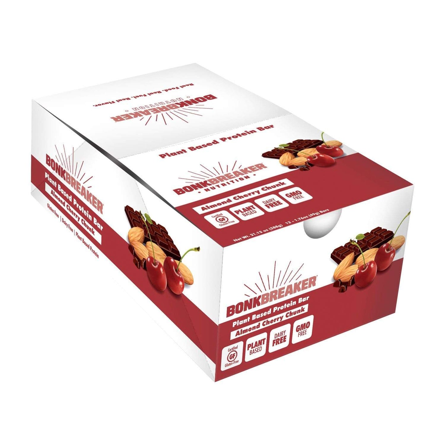 Bonk Breaker High Protein-Almond Cherry Chunk-Box of 12-The Feed