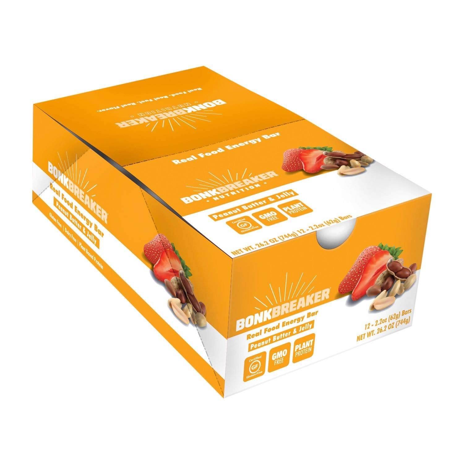 Bonk Breaker Bars-Peanut Butter and Jelly-Box of 12-The Feed