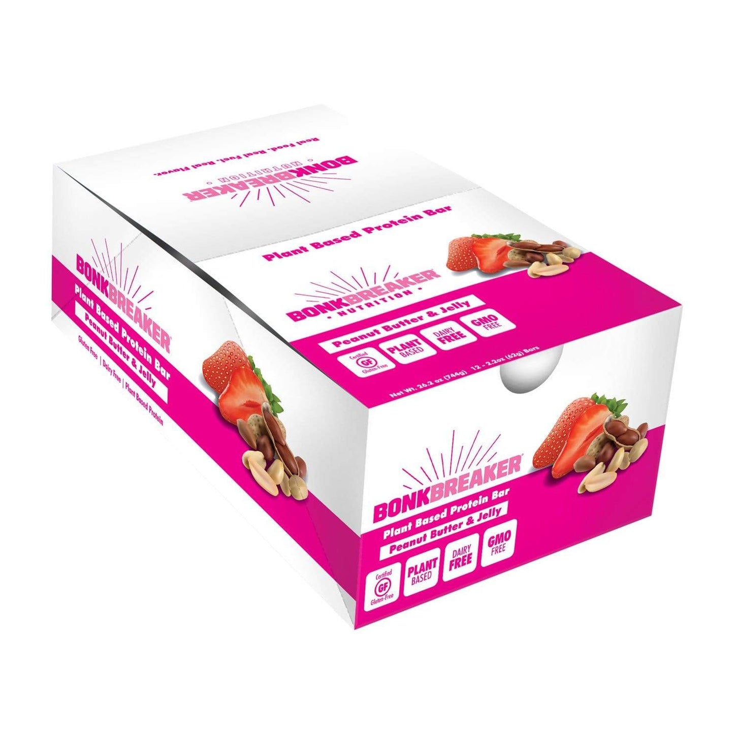 Bonk Breaker High Protein-Peanut Butter and Jelly-Box of 12-The Feed