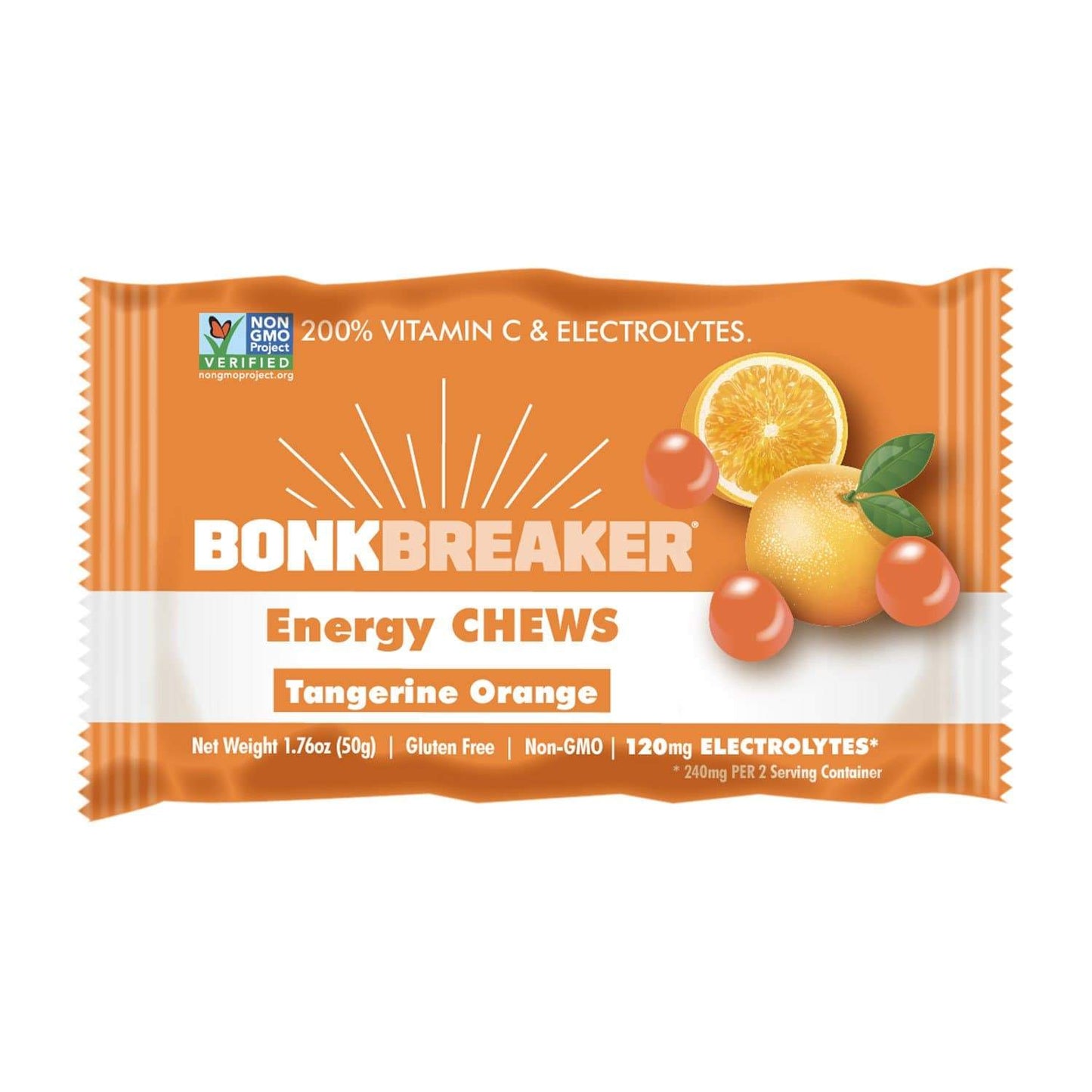 Bonk Breaker Chews-Tangerine Orange-Single Serving-The Feed