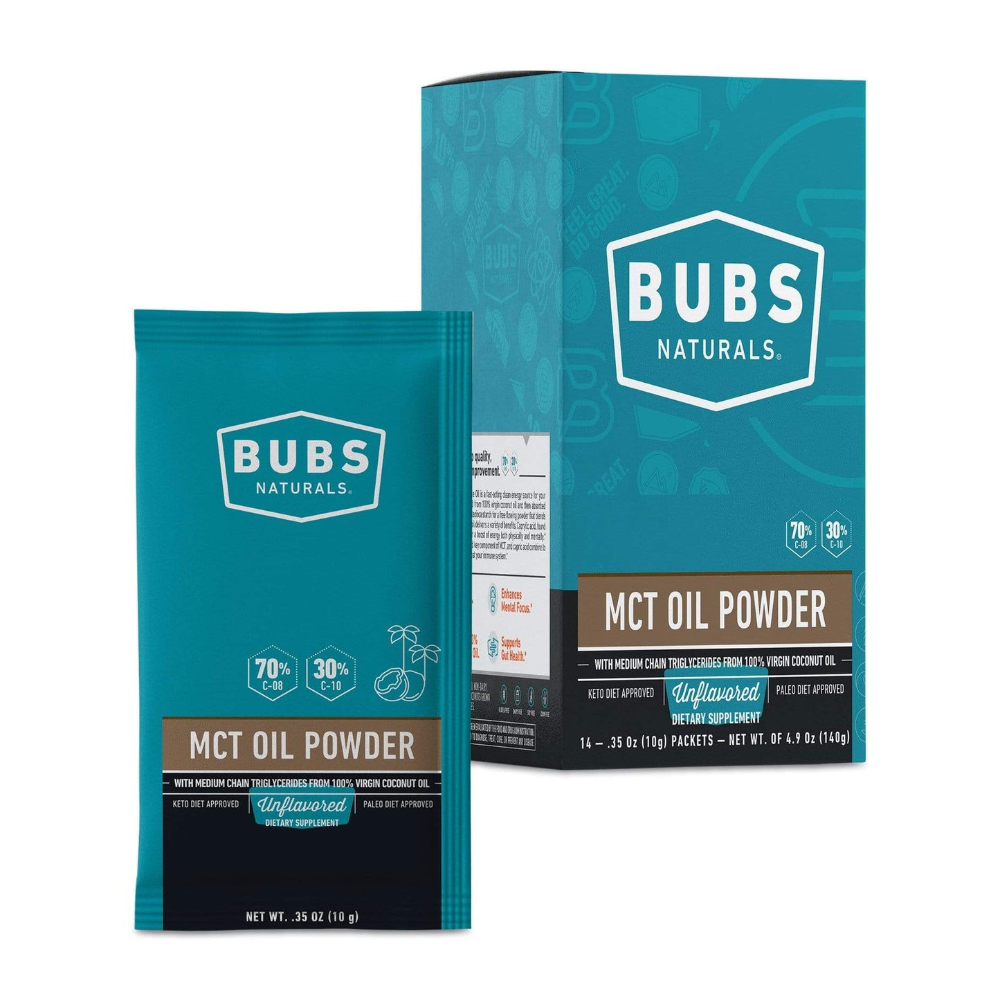 Bubs Naturals MCT Oil Powder-Single Serving-The Feed