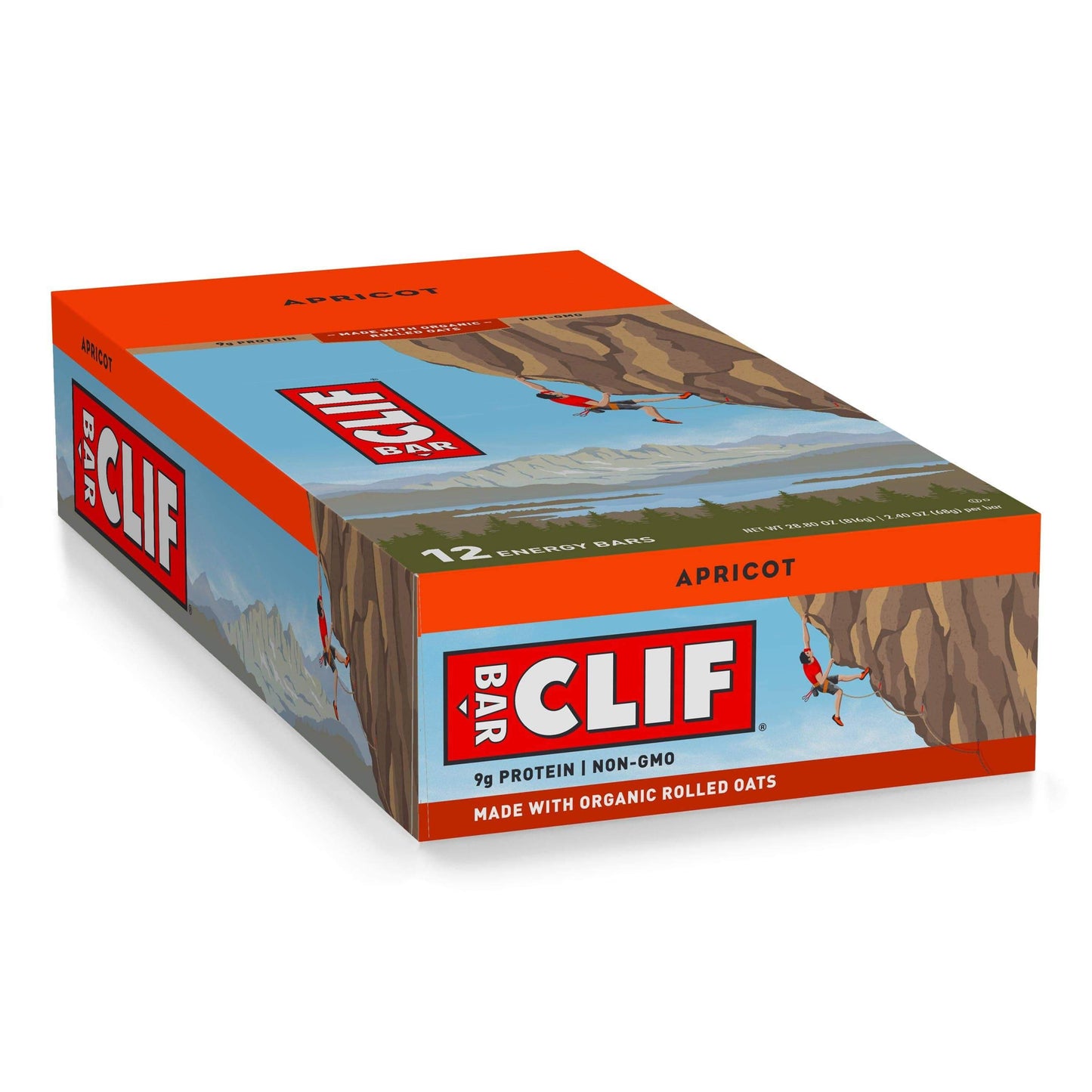 Clif Bar-Apricot-Box of 12-The Feed