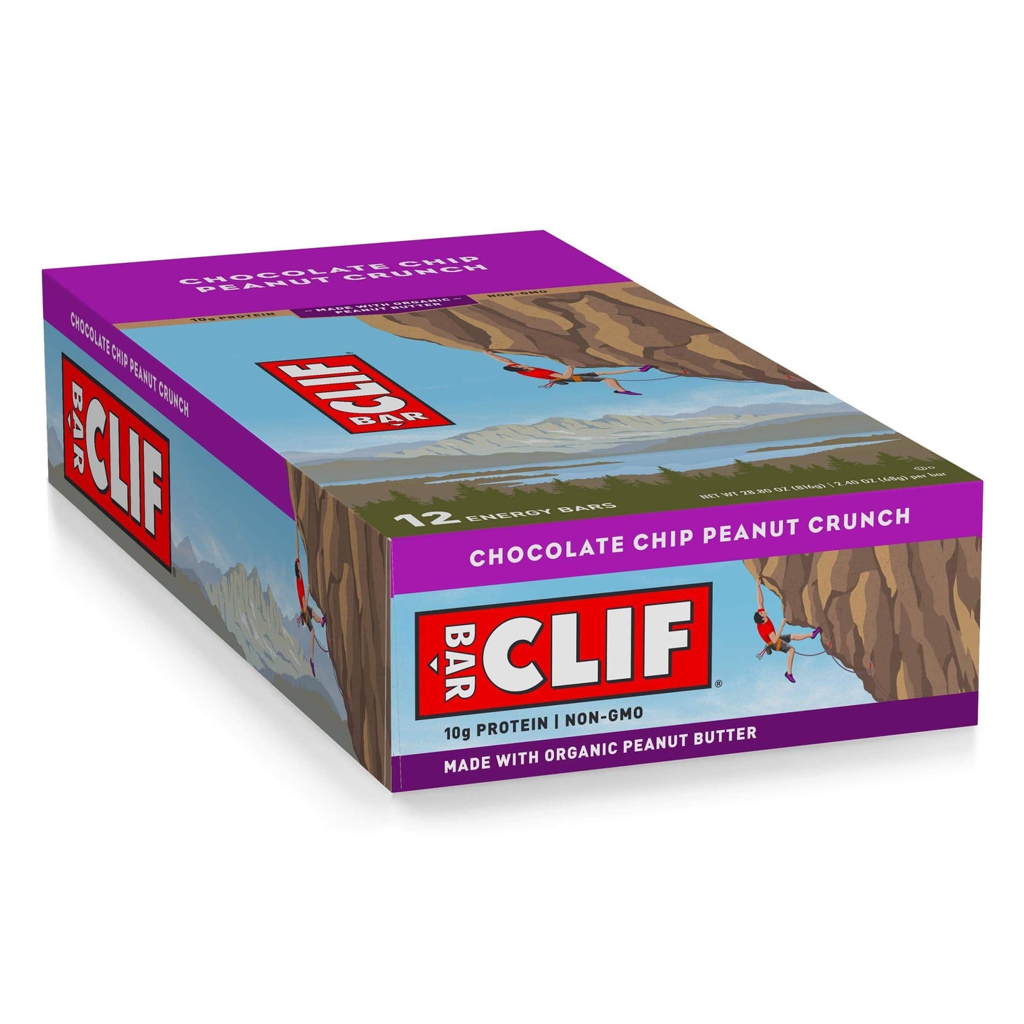Clif Bar-Chocolate Chip Peanut Crunch-Box of 12-The Feed