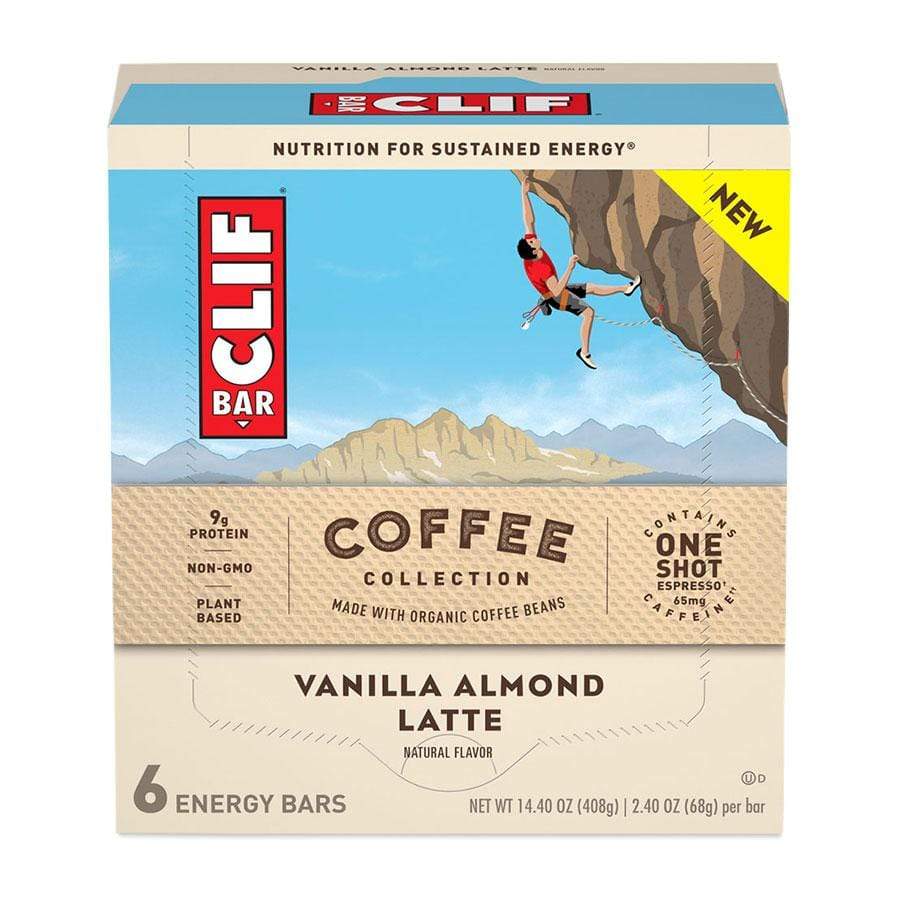 Clif Bar-Coffee - Vanilla Almond Latte-Pack of 6-The Feed