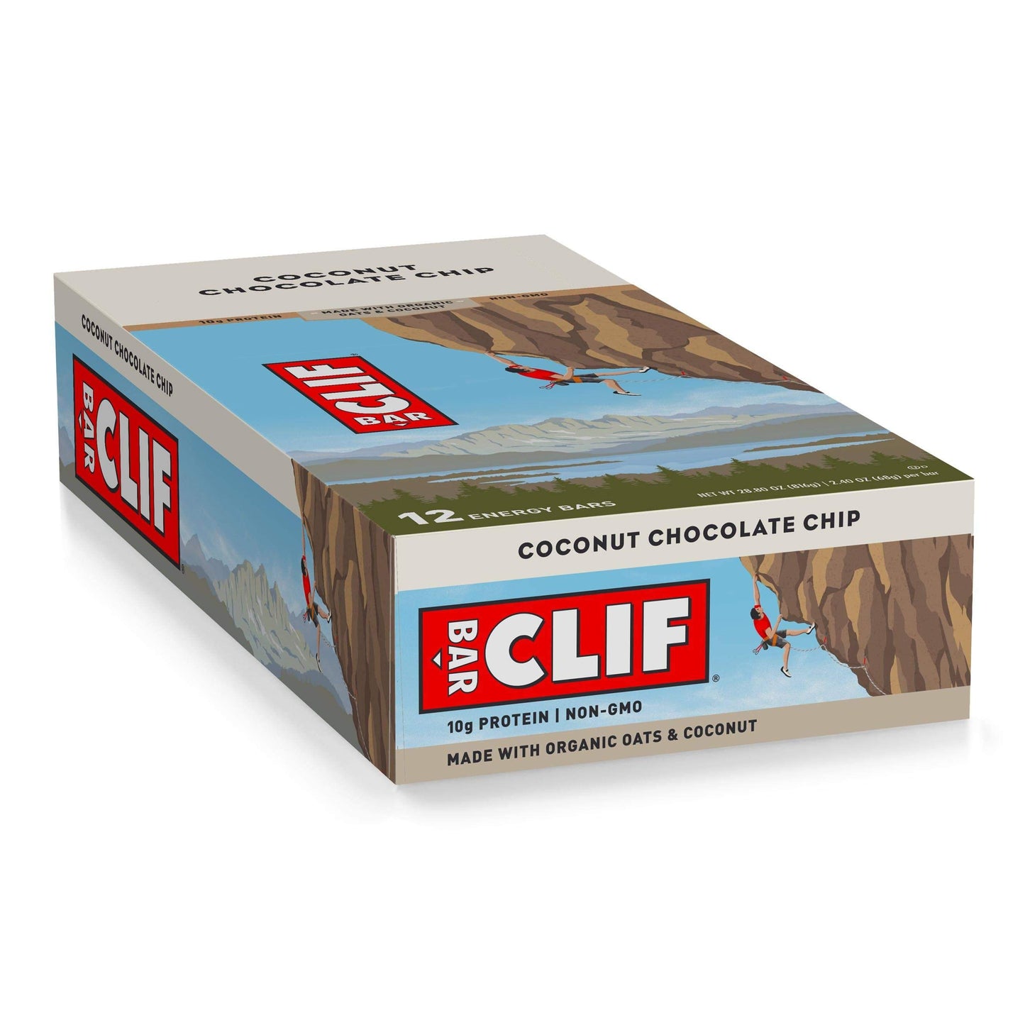 Clif Bar-Coconut Chocolate Chip-Box of 12-The Feed