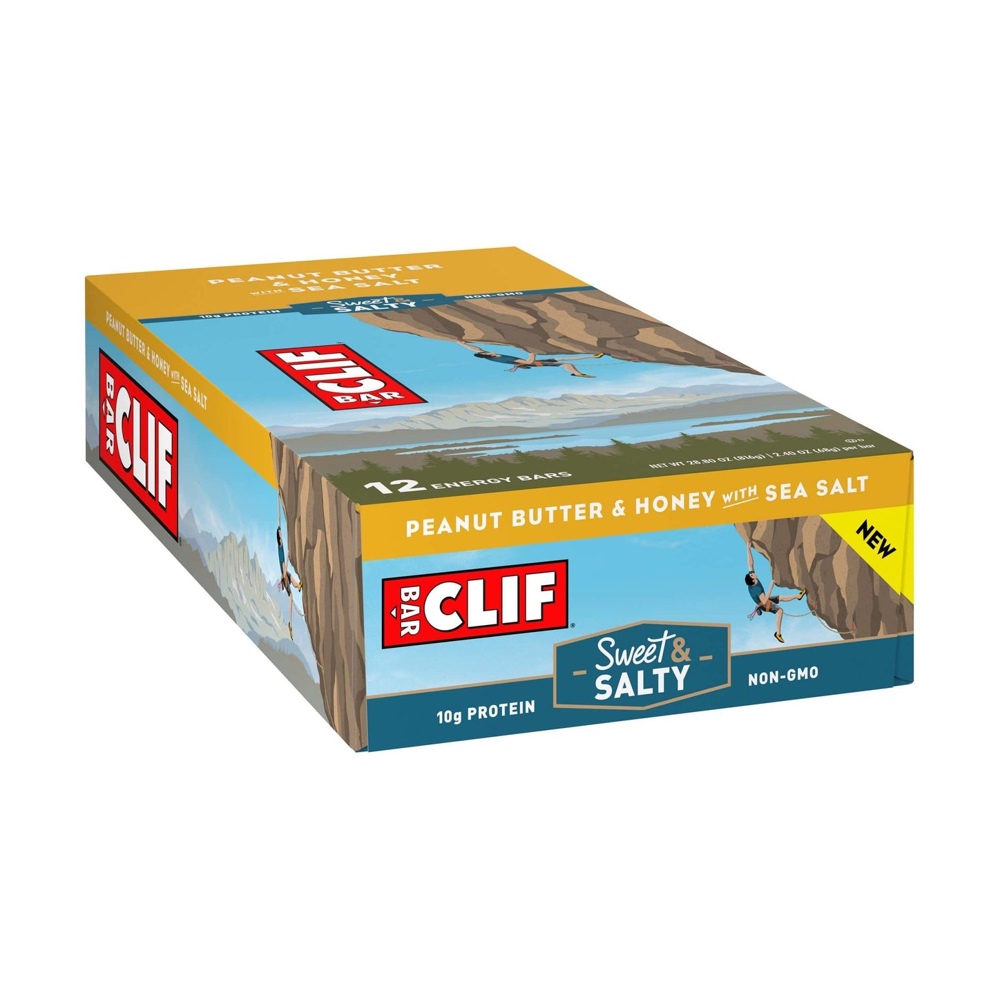 Clif Bar-Peanut Butter and Honey with Sea Salt-Box of 12-The Feed