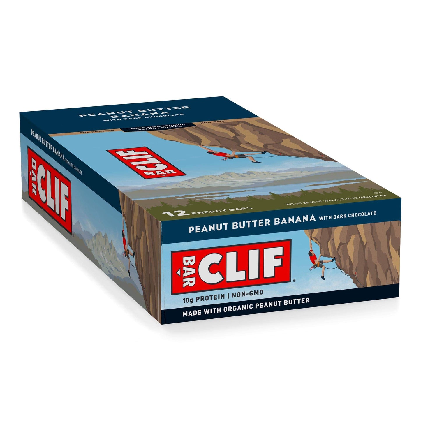 Clif Bar-Peanut Butter Banana Dark Chocolate-Box of 12-The Feed