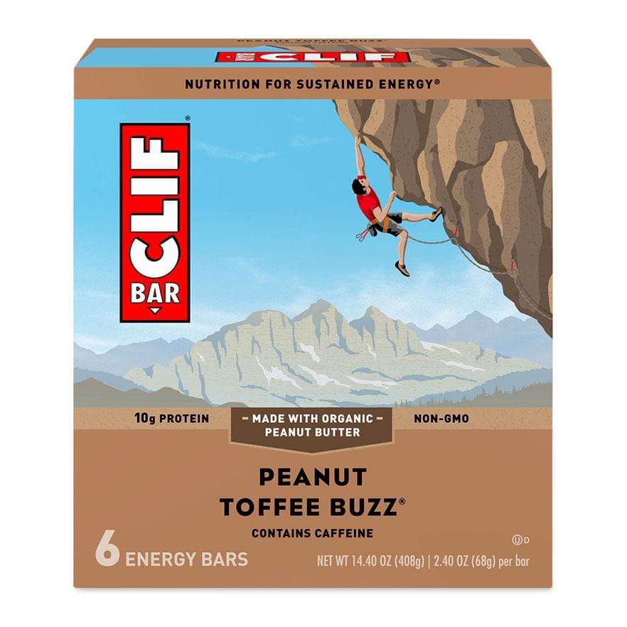 Clif Bar-Peanut Toffee Buzz (with Caffeine)-Pack of 6-The Feed