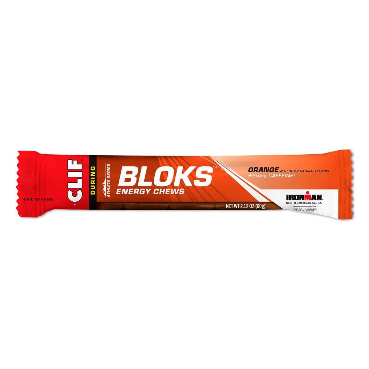 Clif Bloks-Orange (with Caffeine)-Single Serving-The Feed