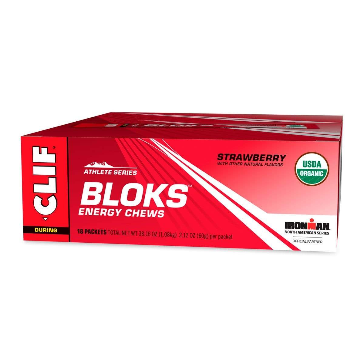 Clif Bloks-Strawberry-Box of 18-The Feed