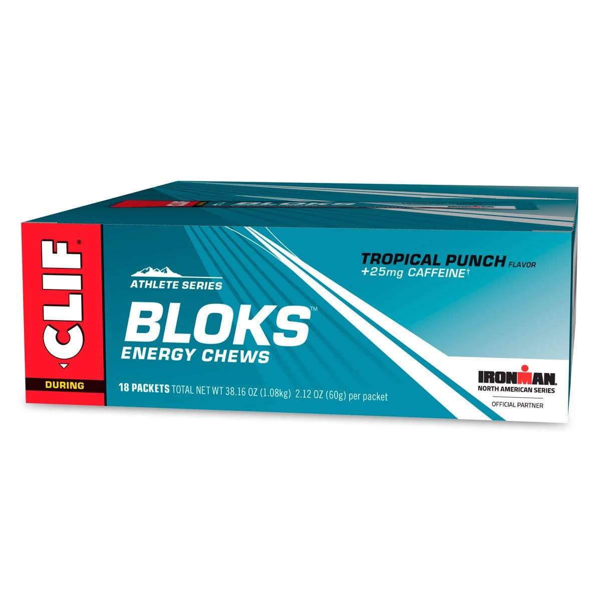 Clif Bloks-Tropical Punch (with Caffeine)-Box of 18-The Feed