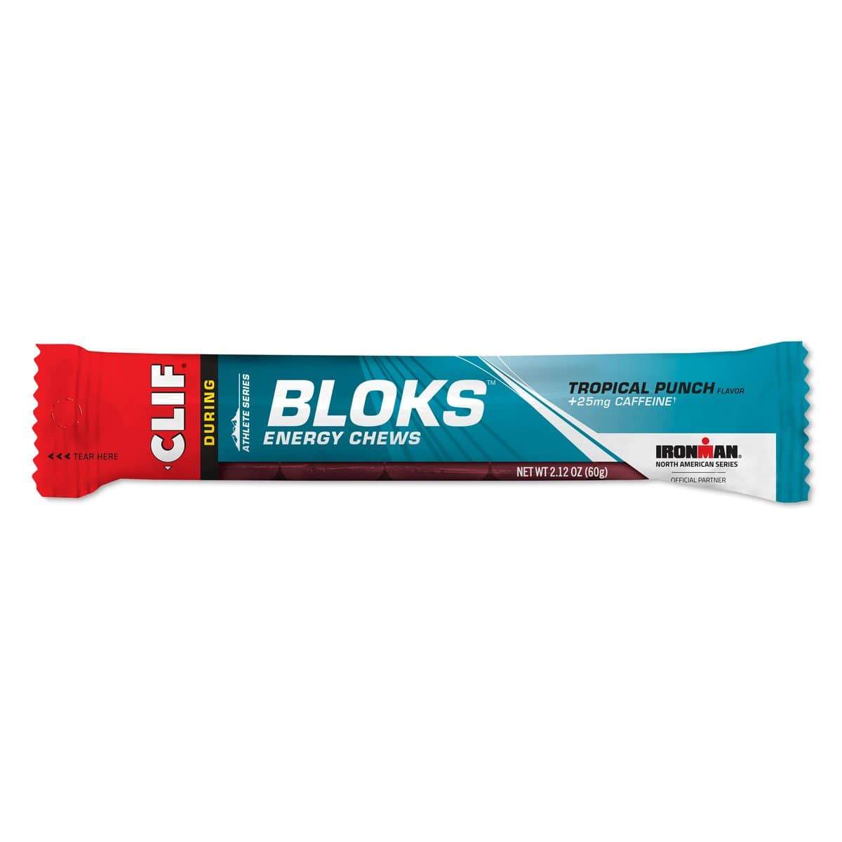 Clif Bloks-Tropical Punch (with Caffeine)-Single Serving-The Feed