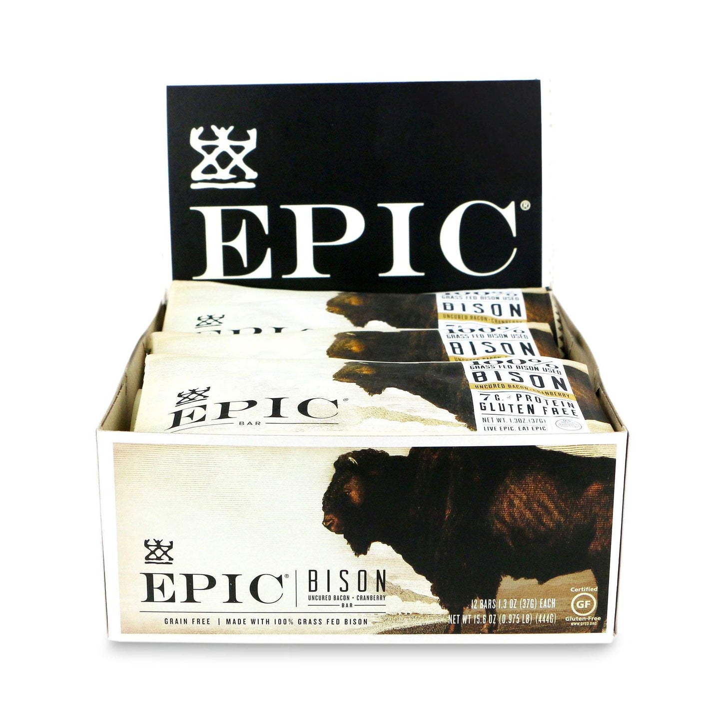 Epic Bar-Bison Bacon + Cranberry-Box of 12-The Feed