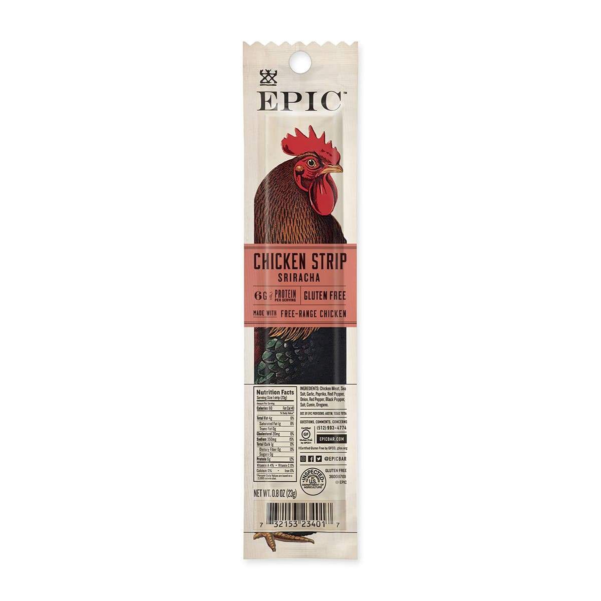Epic Snack Strips-Chicken Sriracha-The Feed