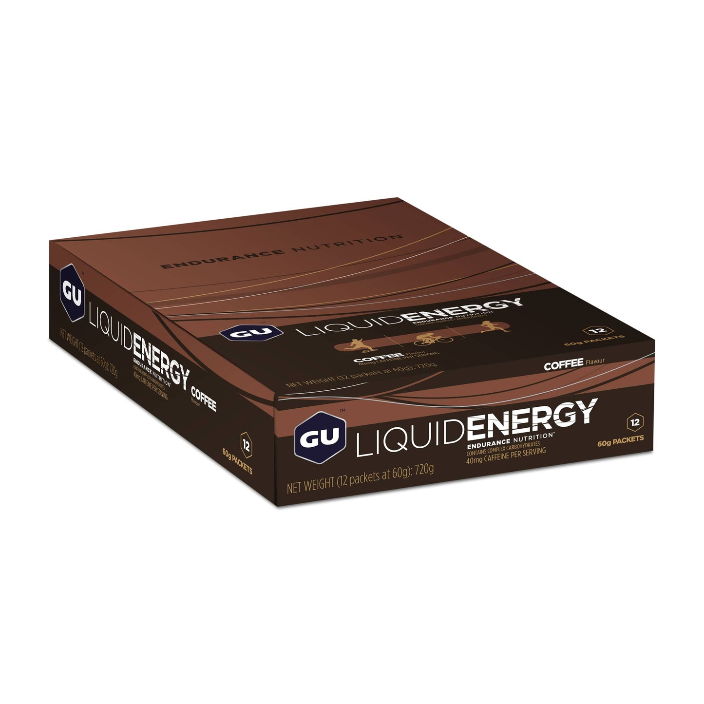 GU Energy Gel Box of 12 / Coffee GU Energy Liquid Energy
