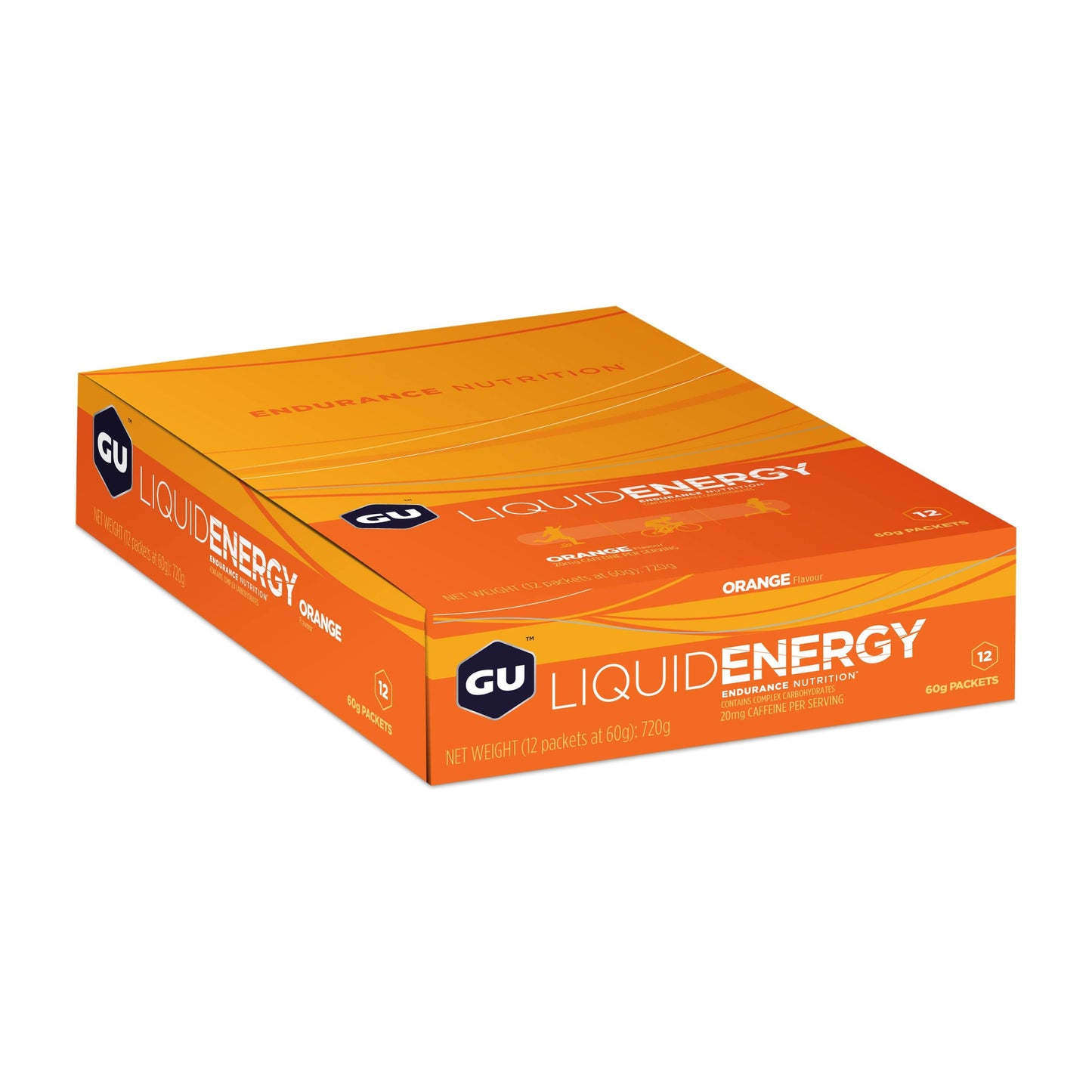 GU Energy Gel Box of 12 / Orange GU Energy Liquid Energy