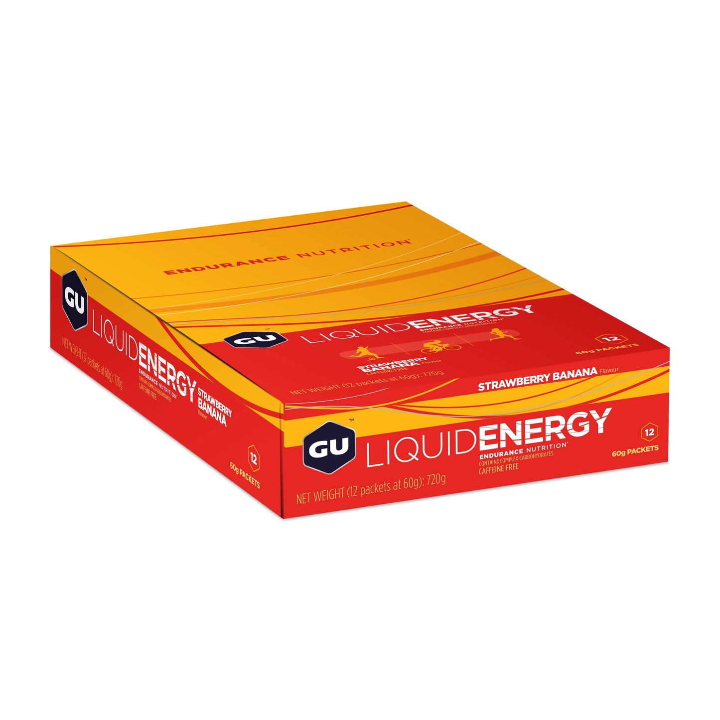 GU Energy Gel Box of 12 / Strawberry Banana GU Energy Liquid Energy