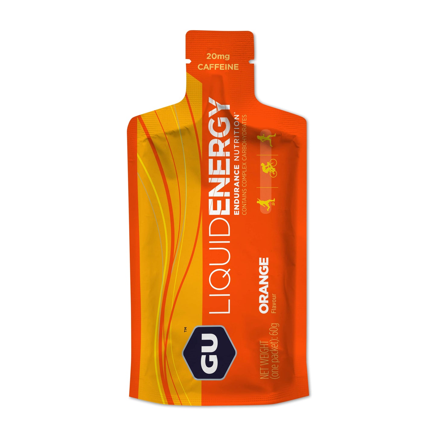 GU Energy Gel Single Serving / Orange GU Energy Liquid Energy