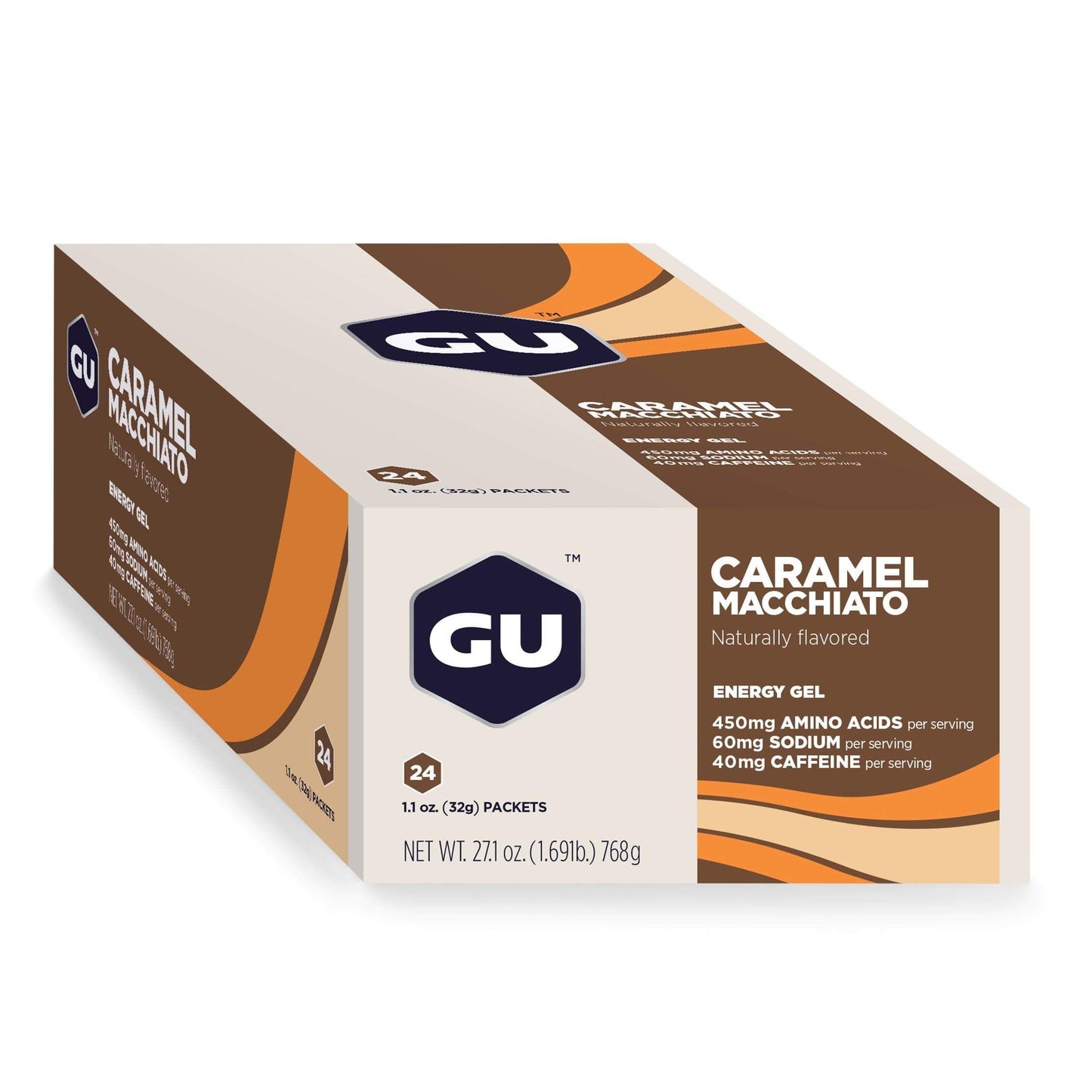 Gu Energy Gel-Caramel Macchiato (with Caffeine)-Box of 24-The Feed