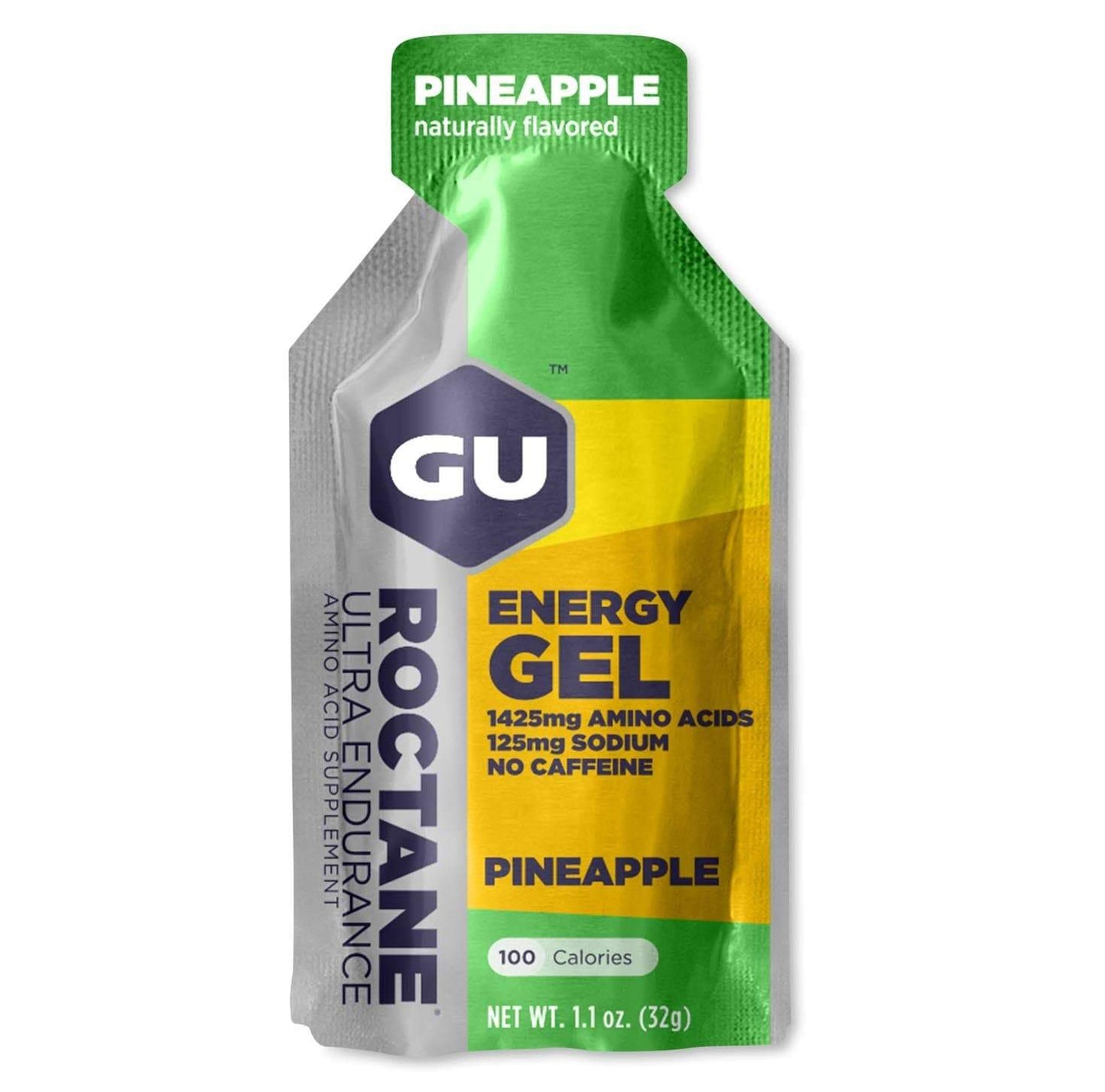 GU Roctane Gel-Pineapple-Single Serving-The Feed
