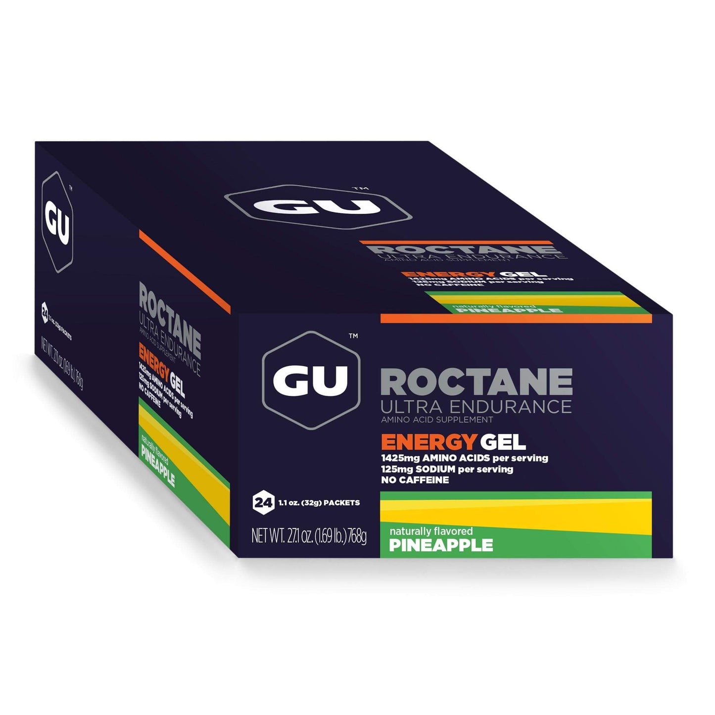 GU Roctane Gel-Pineapple-Box of 24-The Feed