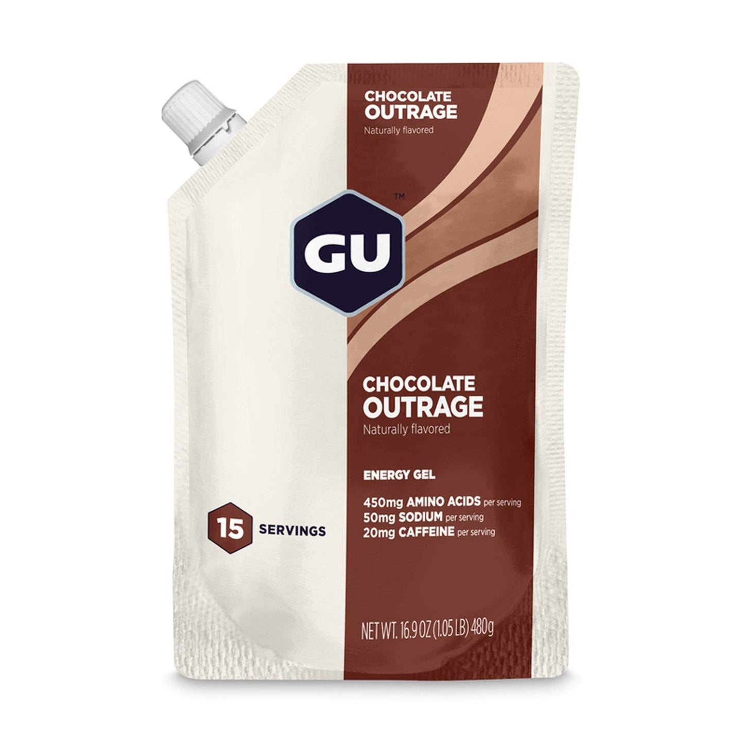 Gu Energy Gel-Chocolate (with Caffeine)-15 Servings-The Feed