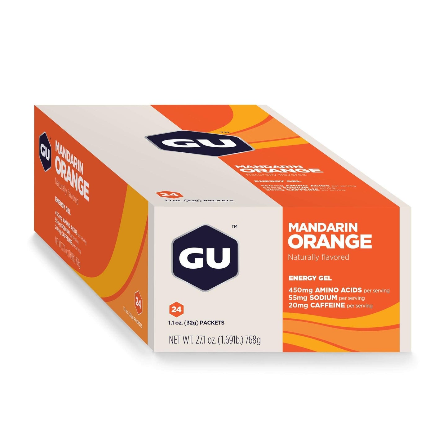 Gu Energy Gel-Mandarin Orange (with Caffeine)-Box of 24-The Feed
