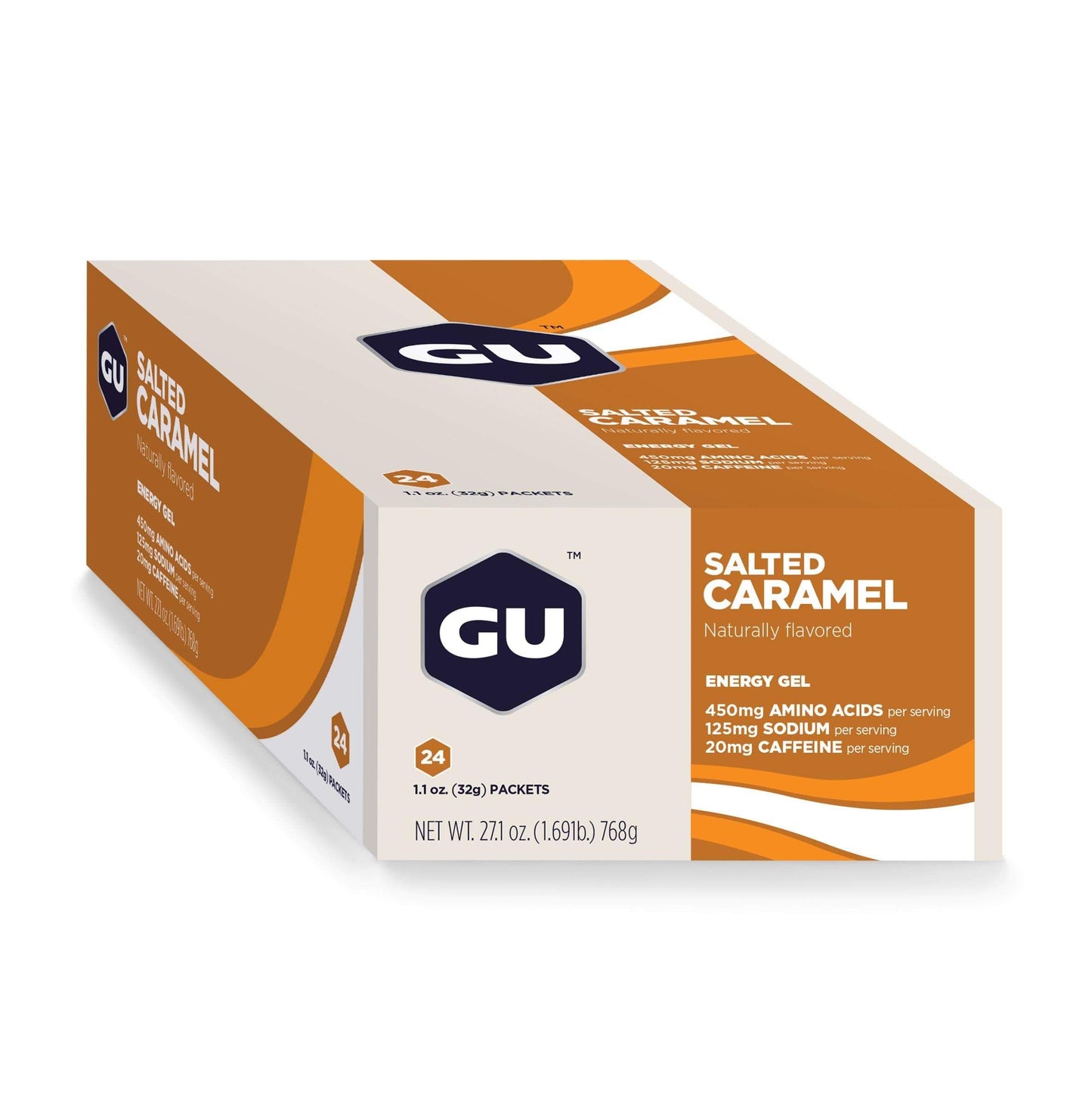 Gu Energy Gel-Salted Caramel (with Caffeine)-Box of 24-The Feed