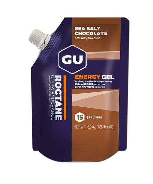 GU Roctane Gel-Sea Salt Chocolate (with caffeine)-15 Servings-The Feed