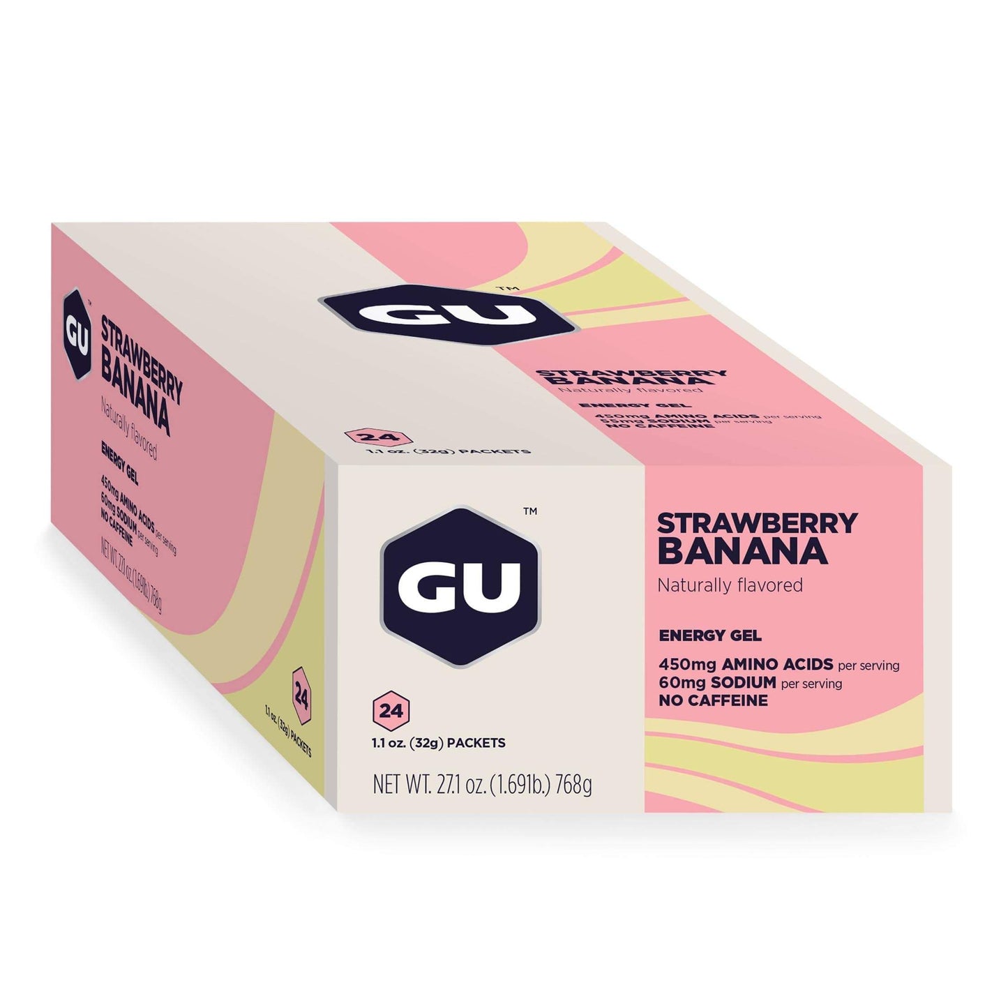 Gu Energy Gel-Strawberry Banana-Box of 24-The Feed
