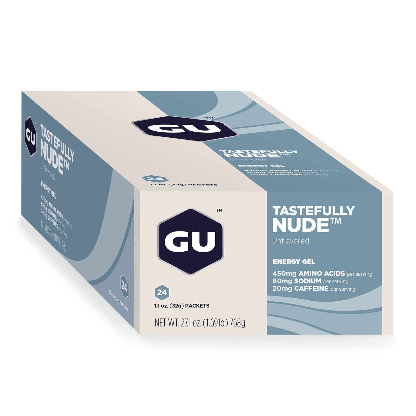 Gu Energy Gel-Tastefully Nude (with Caffeine)-Box of 24-The Feed