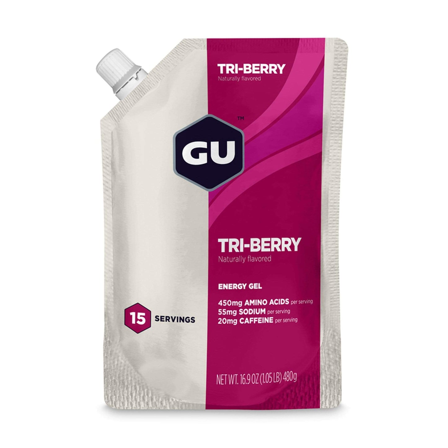 Gu Energy Gel-Triberry (with Caffeine)-15 Servings-The Feed