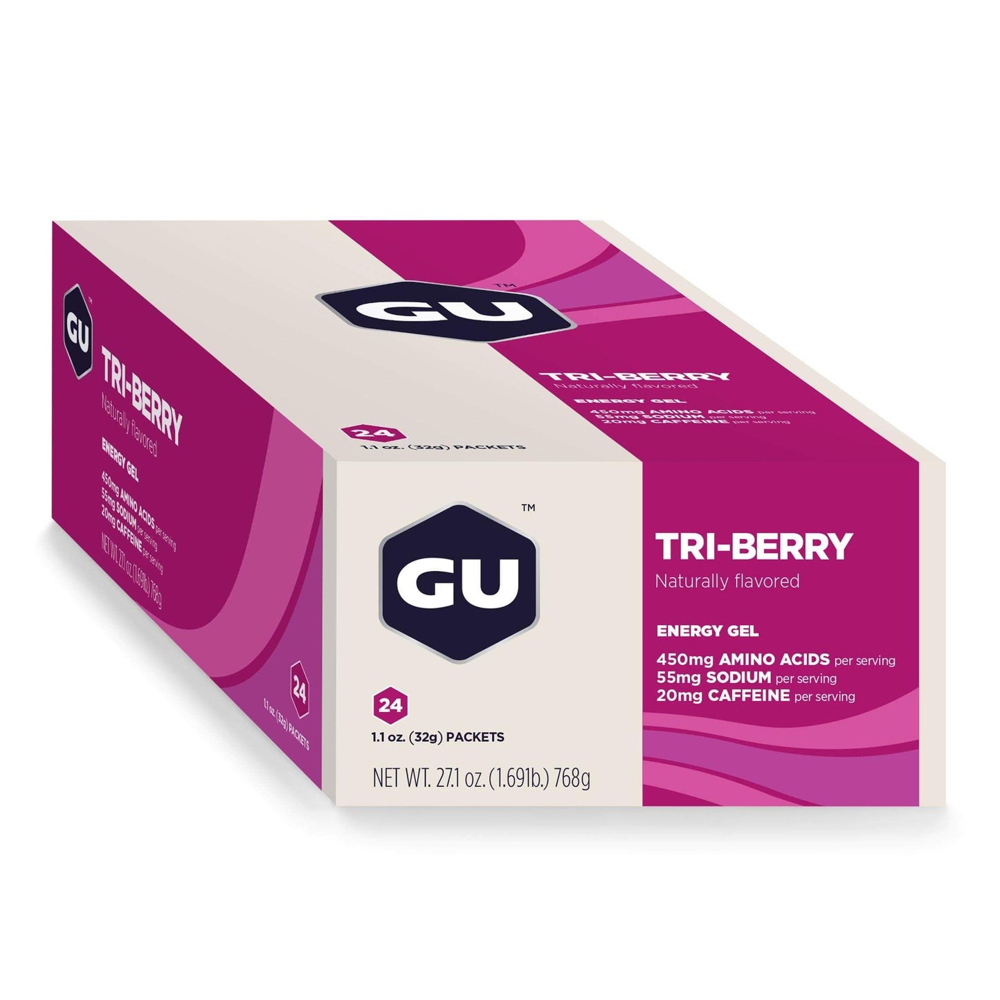 Gu Energy Gel-Triberry (with Caffeine)-Box of 24-The Feed