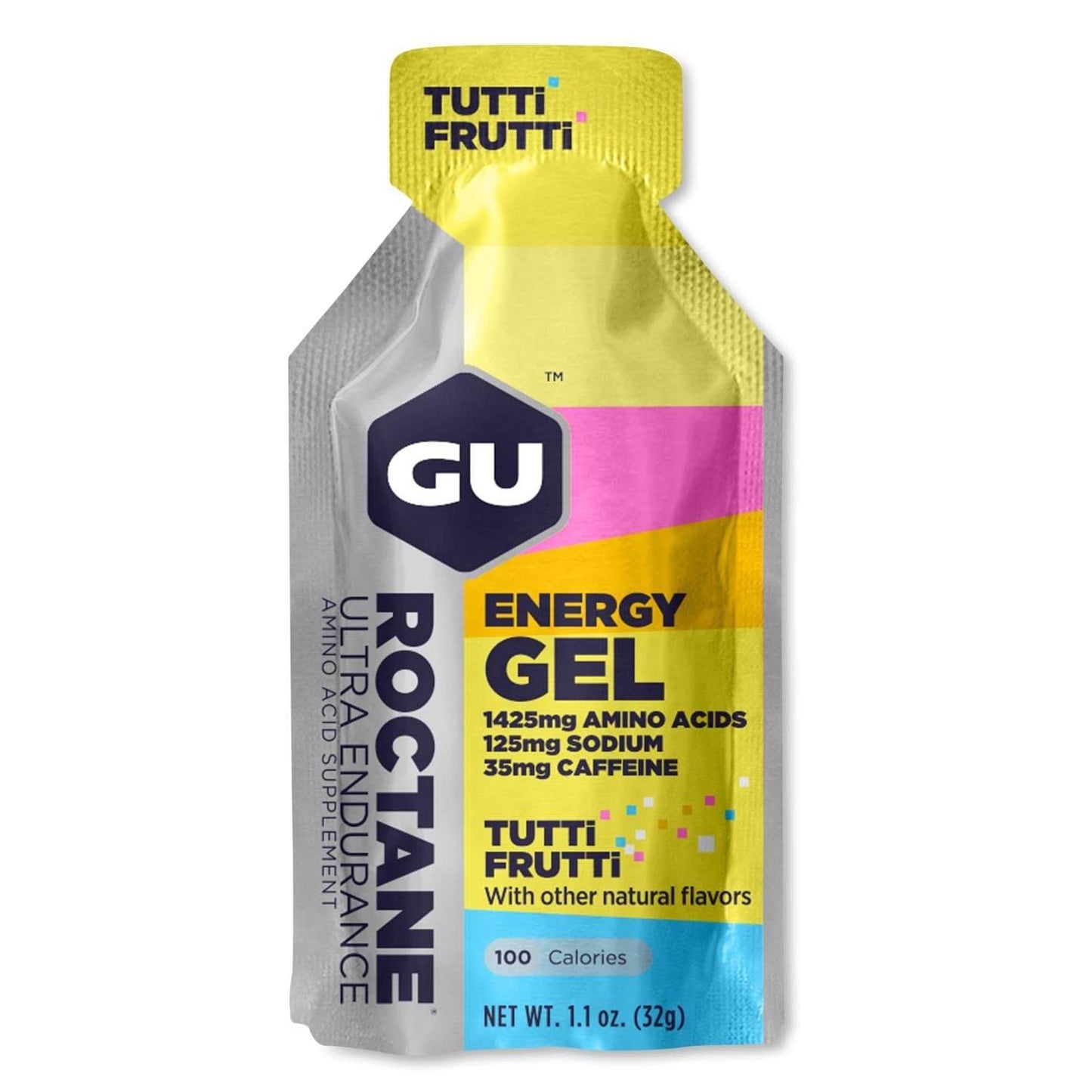 GU Roctane Gel-Tutti Frutti (with caffeine)-Single Serving-The Feed