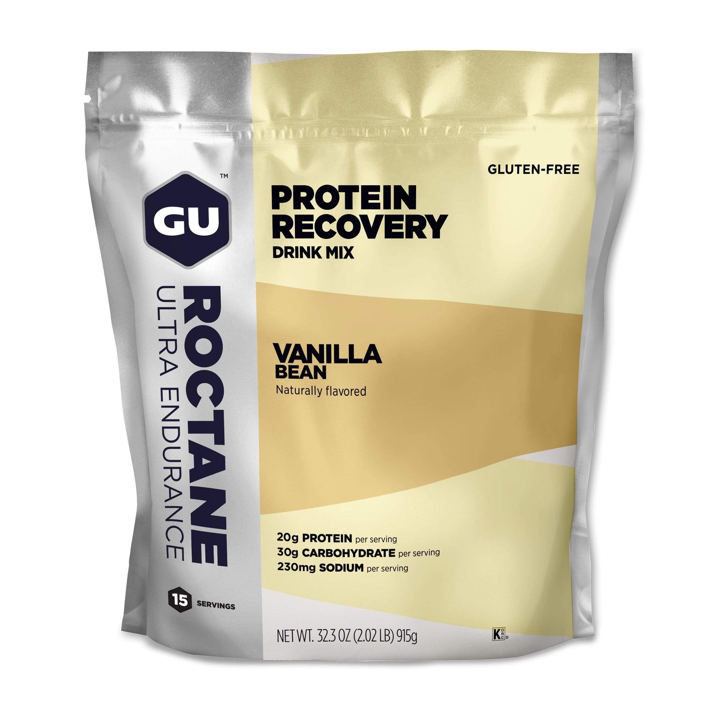 GU Roctane Protein Recovery Drink Mix-Vanilla-Single Serving-The Feed