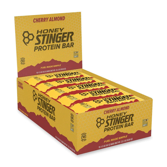Honey Stinger Protein Bar-Cherry Almond Pro-Box of 15-The Feed