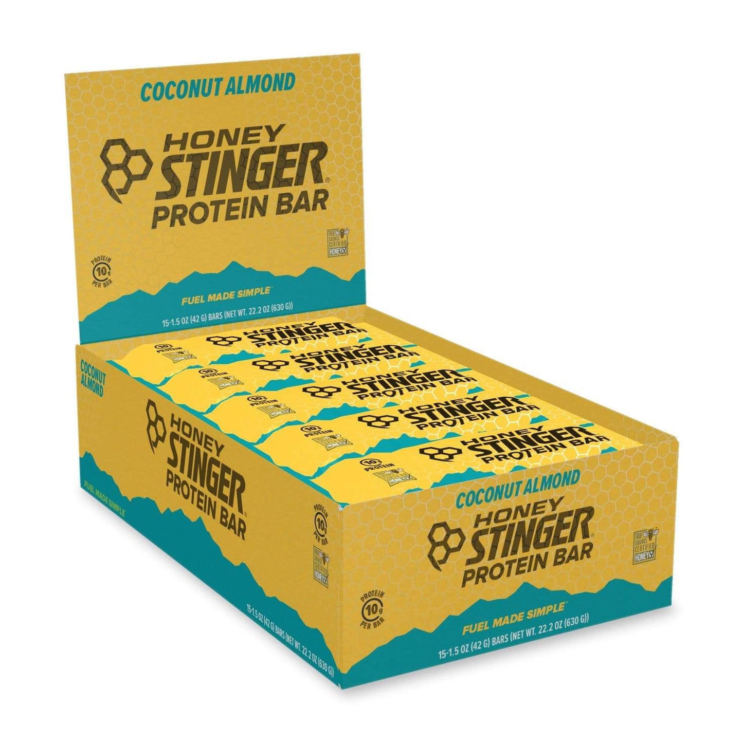 Honey Stinger Protein Bar-Coconut Almond Pro-Box of 15-The Feed