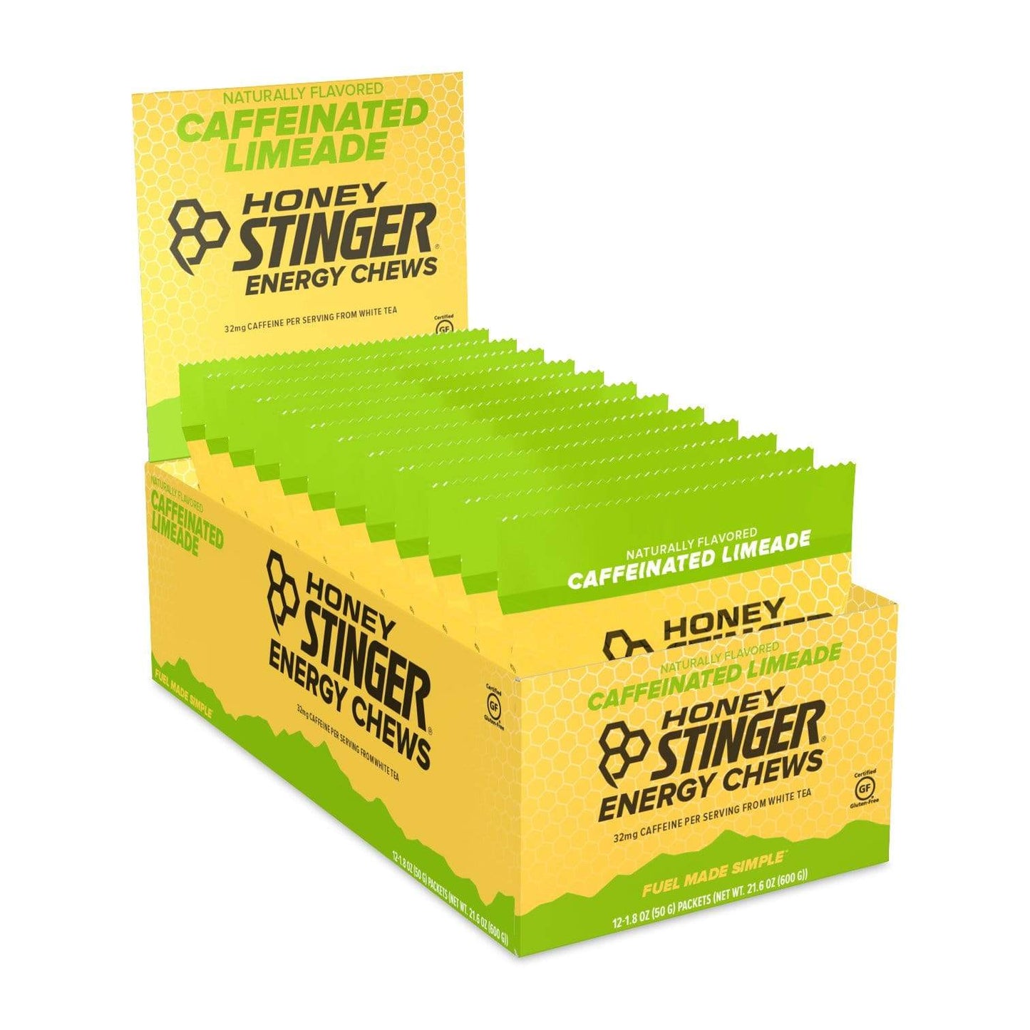 Honey Stinger Energy Chews-Limeade (with Caffeine)-Box of 12-The Feed