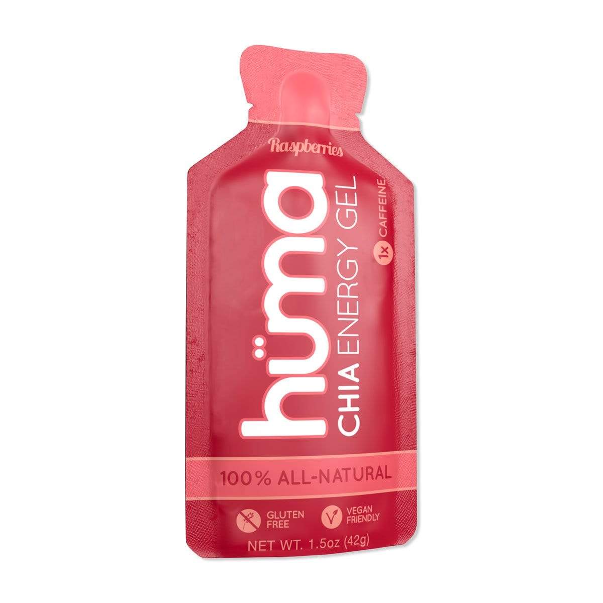 Huma Chia Energy Gel-Raspberries (with caffeine)-Single Serving-The Feed