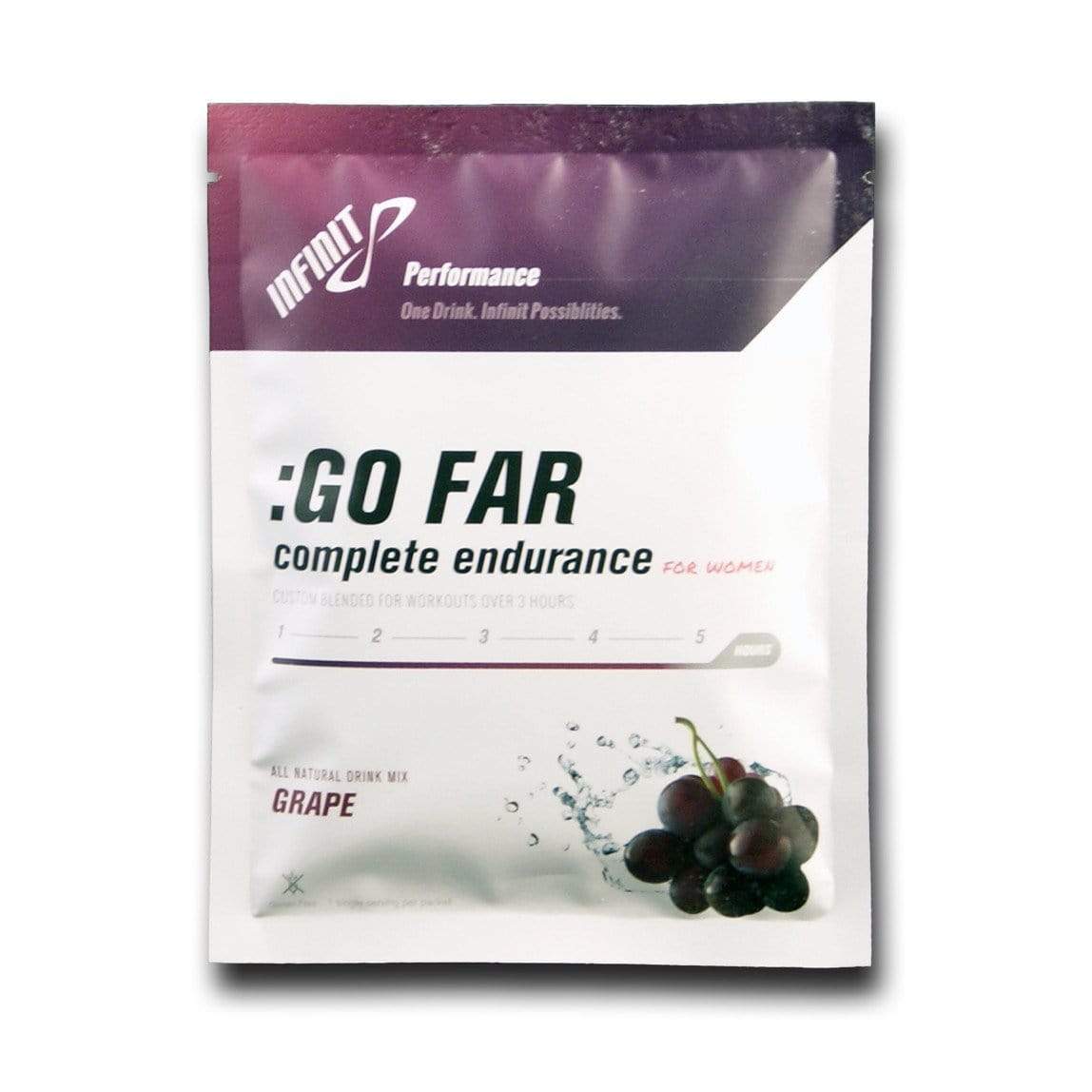 INFINIT Go Far for Women Endurance Fuel-Grape-Single Serving-The Feed