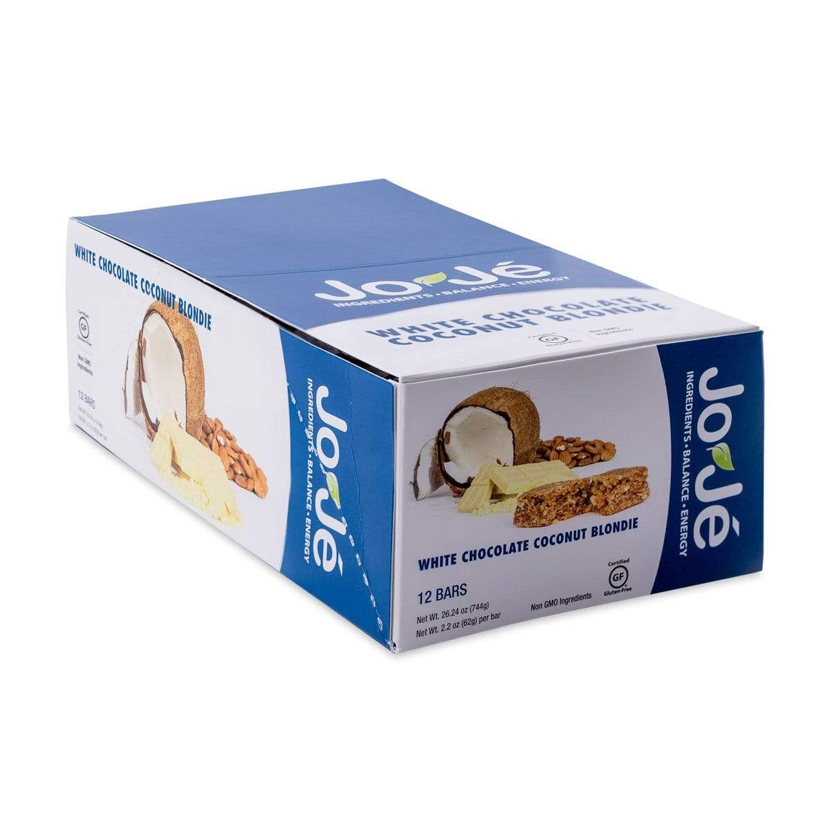 JoJé Bars-White Chocolate Coconut Blondie-Box of 12-The Feed