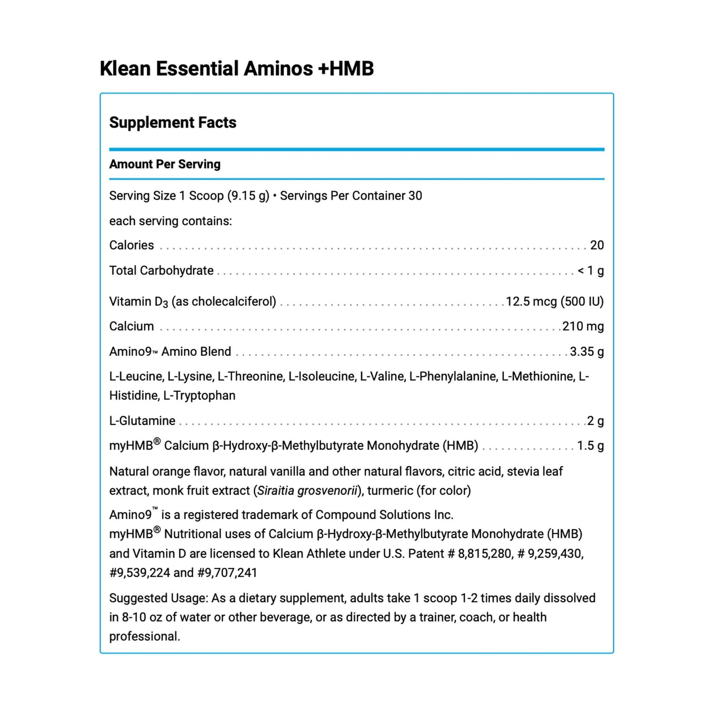 Klean Athlete Essential Aminos + HMB