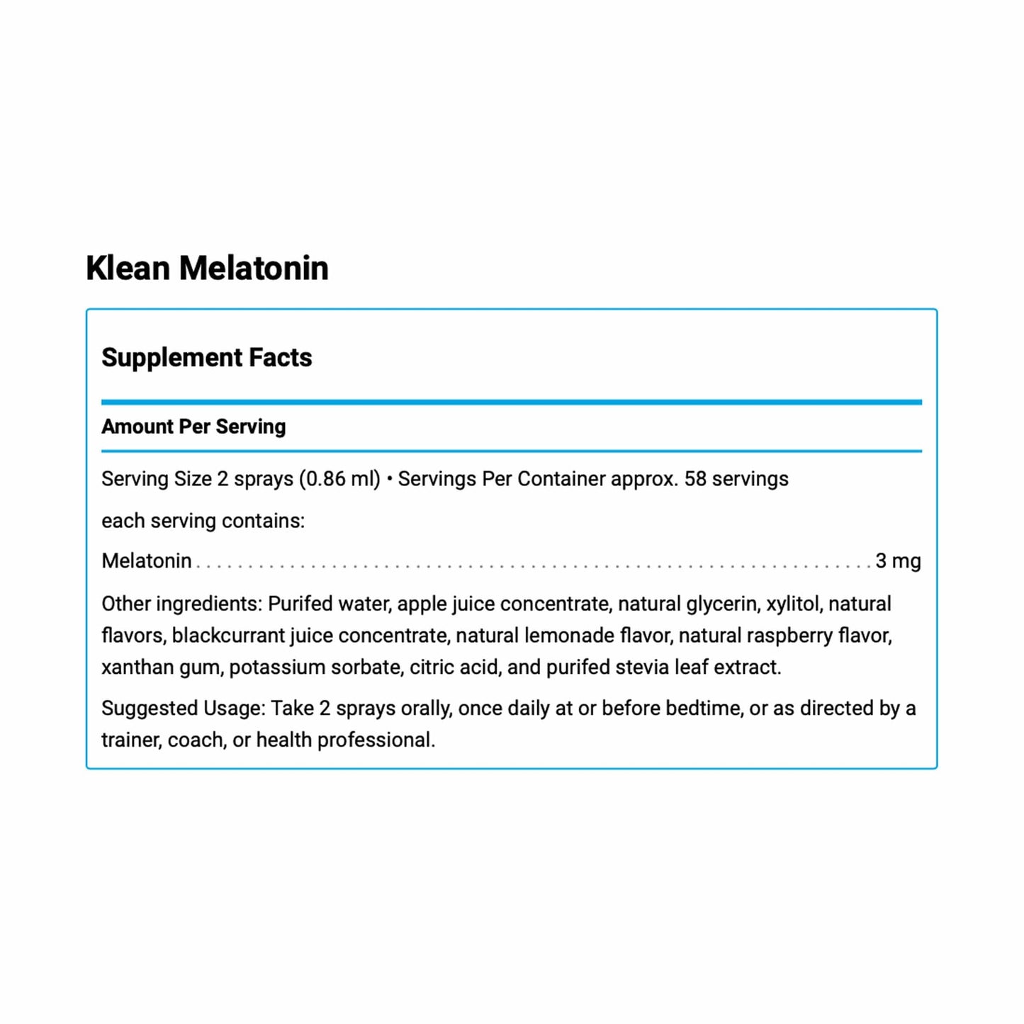 Klean Athlete Melatonin