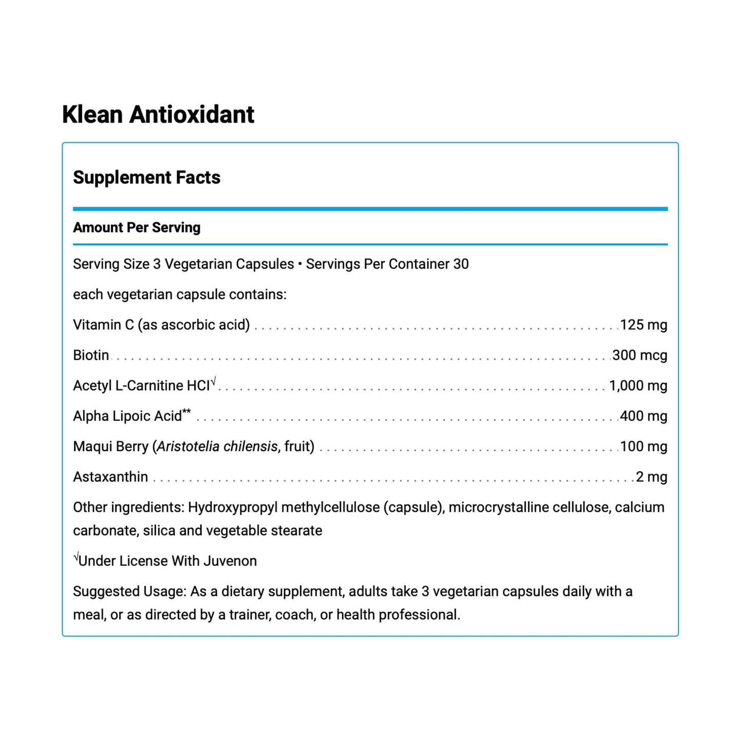 Klean Athlete Antioxidant