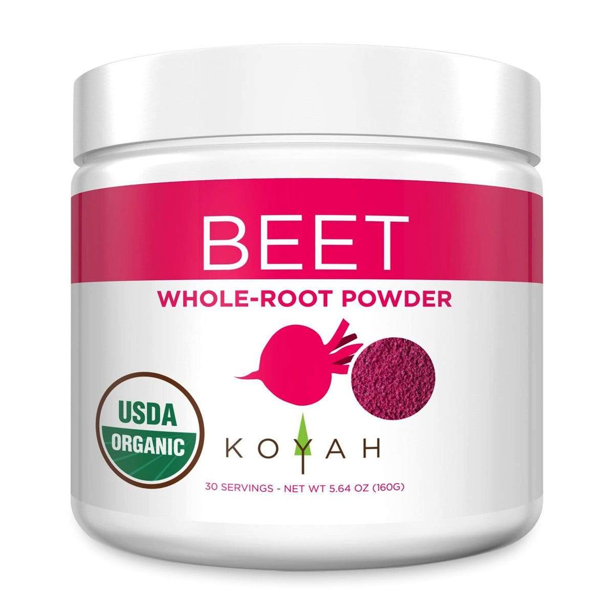 Koyah Organic Fruit and Veggie Powders-Beet-30 Servings-The Feed