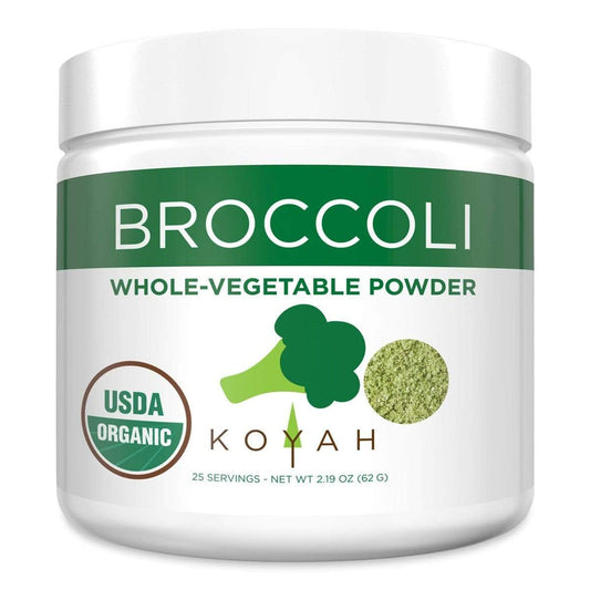 Koyah Organic Fruit and Veggie Powders-Broccoli-25 Servings-The Feed