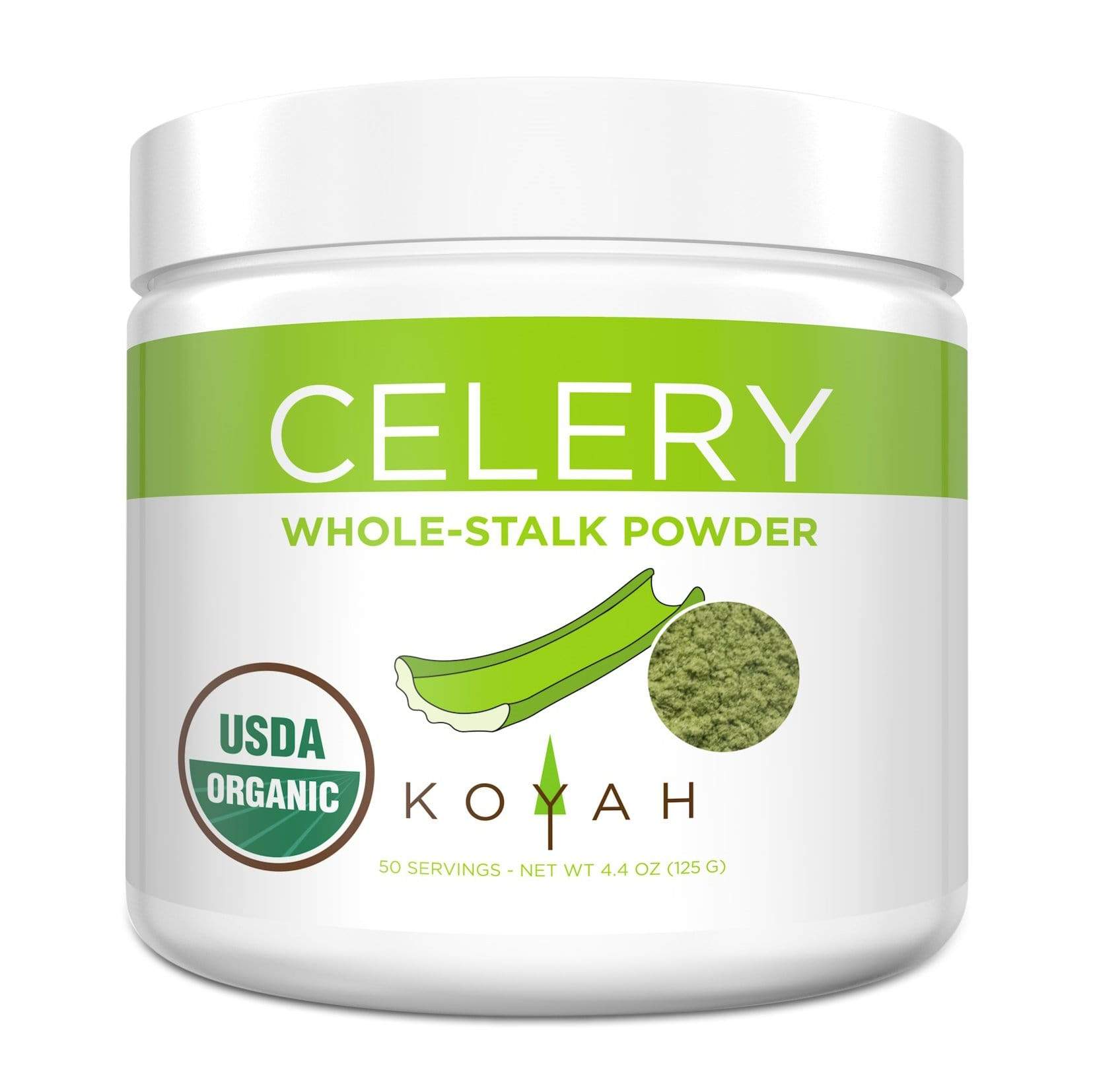 Koyah Organic Fruit and Veggie Powders-Celery-50 Serving-The Feed