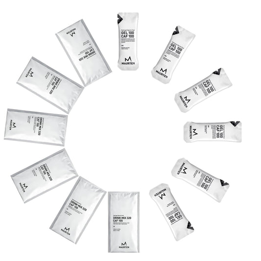 Maurten Gels 6 CAF Gels & 6 320 CAF Drink Maurten Caffeinated Combo Pack