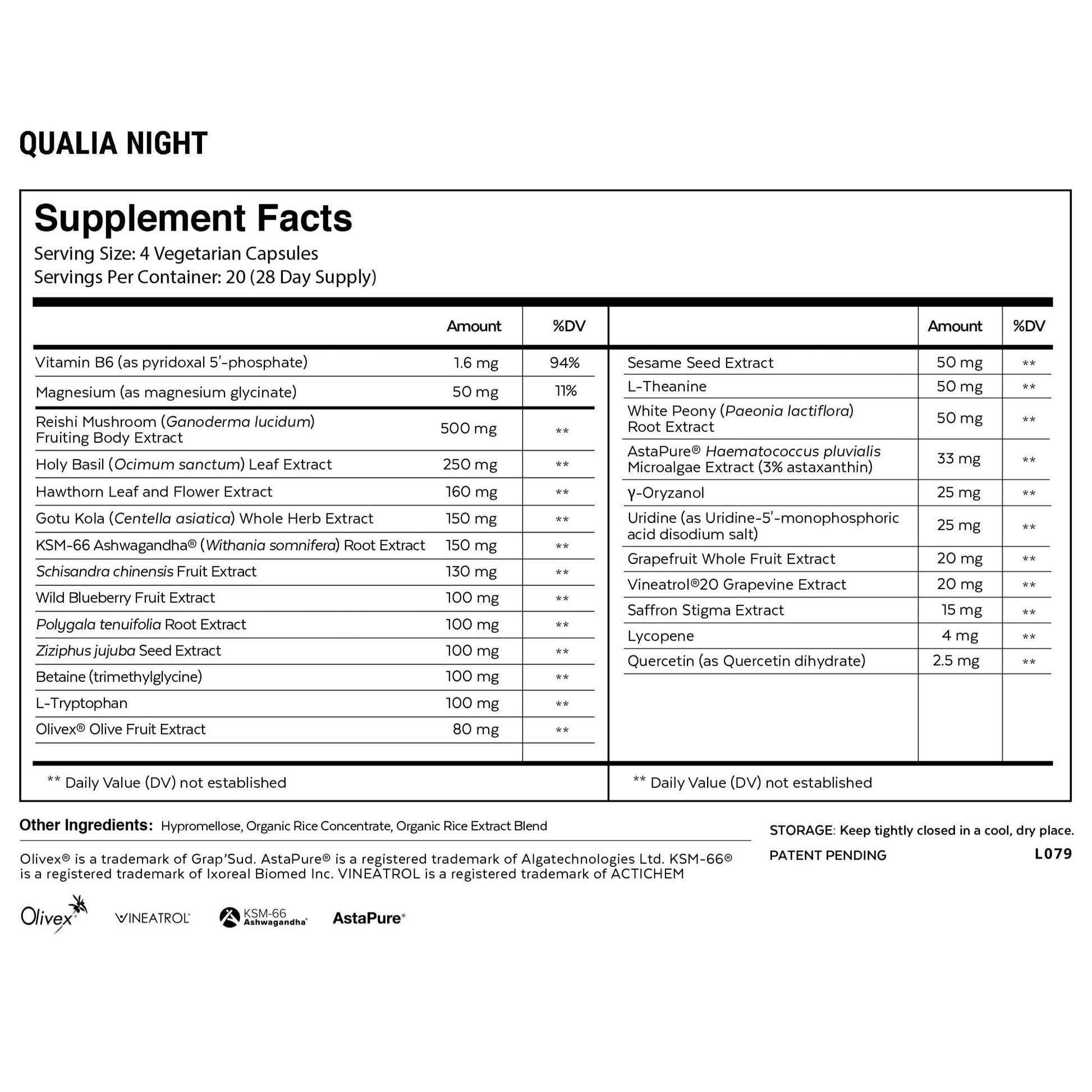 Neurohacker Collective Supplements Neurohacker Collective Qualia Night